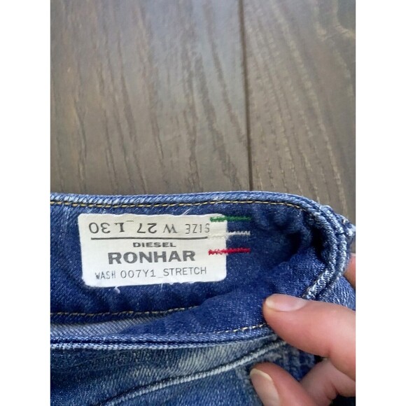 Womens Diesel RONHAR Bootcut Fit Blue Stretch Denim Jeans Size 27 - Picture 4 of 5